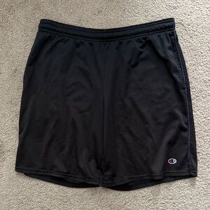 Champion Men's Black Mesh Athletic Shorts